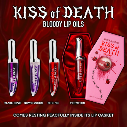 KISS of DEATH Lip Oils Full Collection