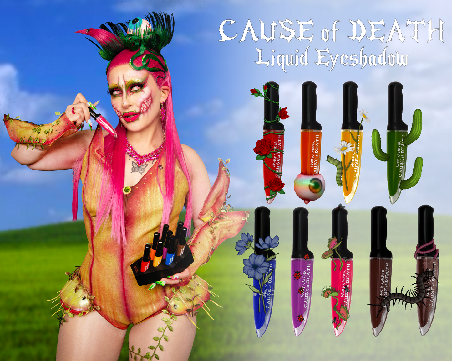 Cause of Death Liquid Eyeshadow (Rainbow Collection)