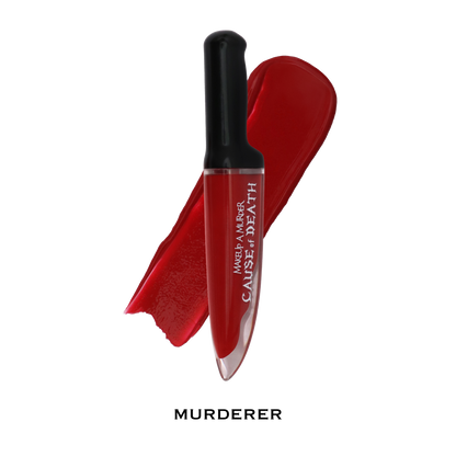 matte waterproof liquid eyeshadow glitter creamy pigmented eyeshadow black eyeshadow knife makeup killer makeup knife lipstick kitchen knife makeup a murder cosmetics dagger red eyeshadow bloody eyeshadow bloody lips