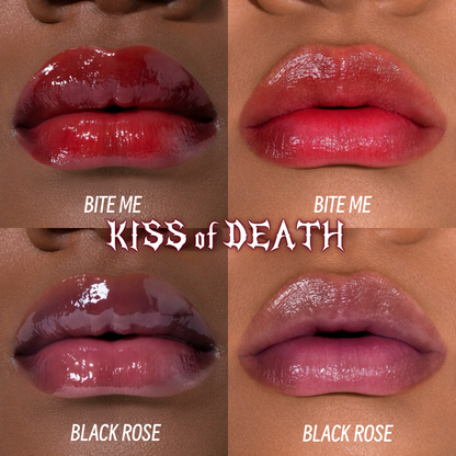 KISS of DEATH Lip Oils Full Collection