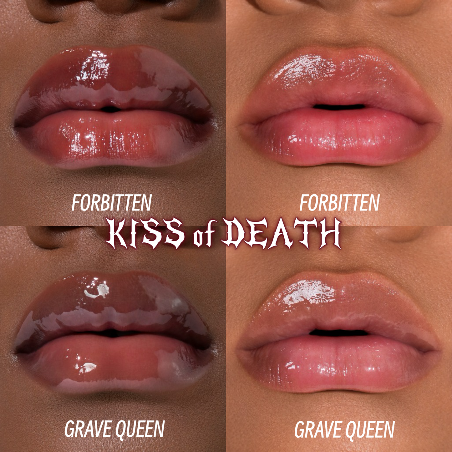 KISS of DEATH Bloody Lip Oils (Full Collection)